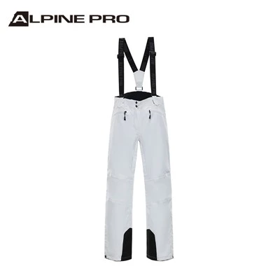 Calça de esqui branca para mulher moda inverno